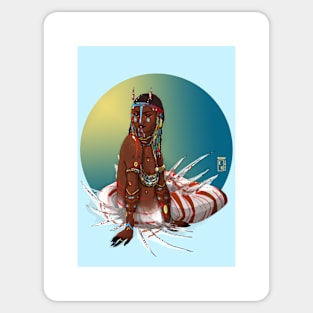 Ethnic Mermaid Sticker